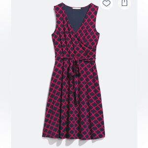 41 Hawthorn MIX Kassidy Faux Wrap Dress Size Medium Stitch Fix Pink & Navy